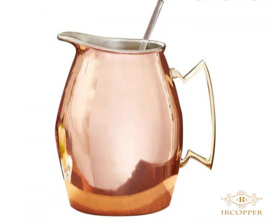 The specifications of copper pitchers with handles