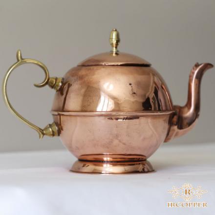 Different types of new copper teapots